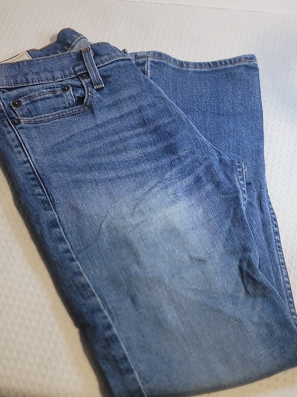 Hollister Men's Straight Leg Blue Denim Jeans